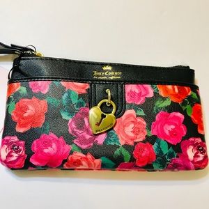 Juicy Culture Charm School Wristlet Black